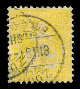momen: Switzerland Stamps #54 Used