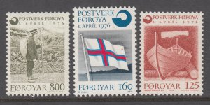 Faroe Islands 21-23 MNH VF