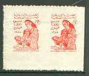 Egypt 1958 Anti TB label unmounted mint showing Mother &a...