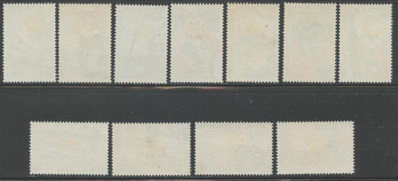AUSTRALIAN ANTARCTIC Sc#L8-L18 1966-68 Scenes Complete Set OG Mint Hinged