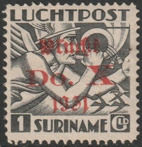 Suriname 1931 Sc C13 air post MH*