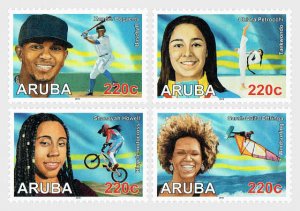 Aruba 2019 MNH Stamps Scott 628-631 Sport Baseball Taekwondo Bicycle