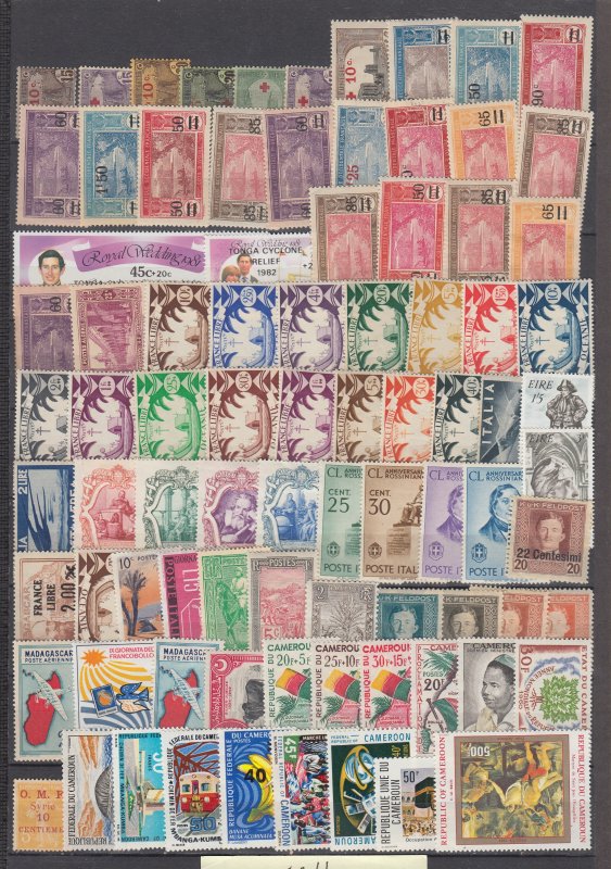 Z5184, JL Stamps mint lot all different with french poly, others great condition