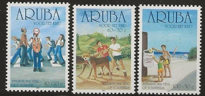 ARUBA  SC #  B64 - 6  MNH