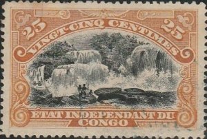 Belgian Congo, #20 Used  From 1894-1901