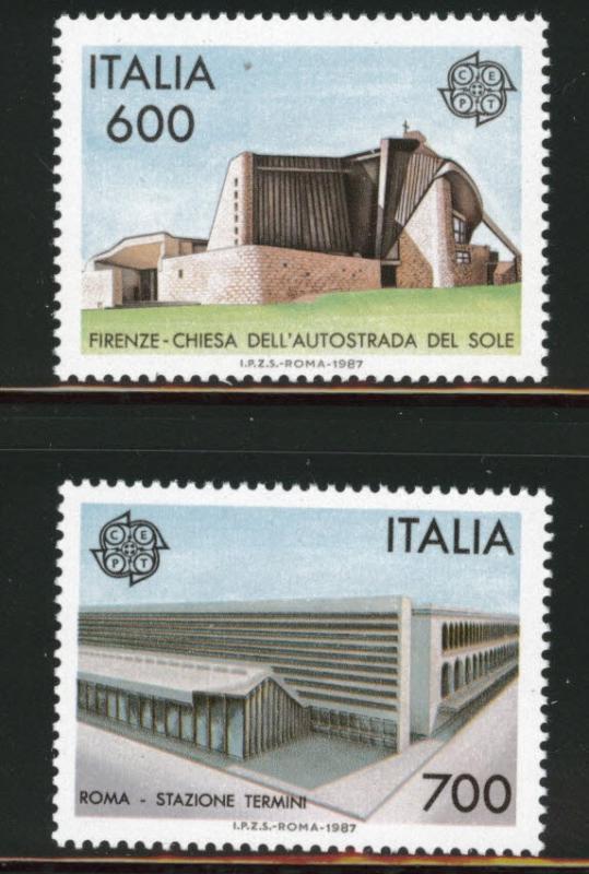 Italy Scott 1706-7 MNH** 1987 Europa set