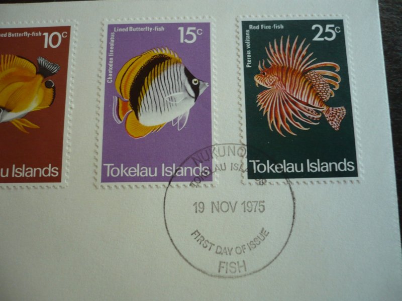 Stamps - Tokelau Islands - Scott# 45-48 - First Day Cover