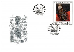 Slovakia 255 U/A FDC