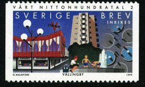 Sweden 1999 Architecture of the 50's. MNH