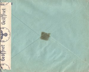 1940 Sofia Bulgaria Laboratory Supples Examined Cover to Germany Jena