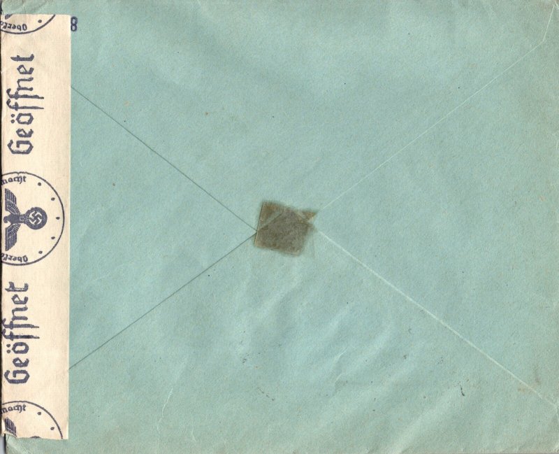 1940 Sofia Bulgaria Laboratory Supples Examined Cover to Germany Jena