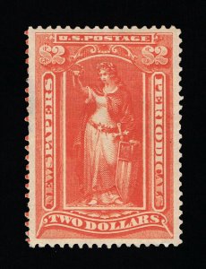 AFFORDABLE GENUINE SCOTT #PR108 VF-XF MINT OG H BEP 1895 SCARLET $2 NEWSPAPER