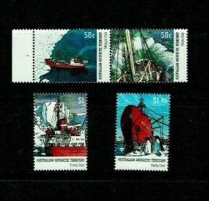 Australian Antarctic Territory: 2003  Antarctic Supply Ships, MNH set