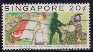 Singapore, 1994,  National Servicemen, 20c, used