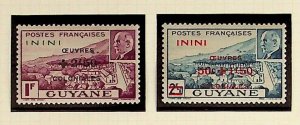 ININI Sc 44-5 NH ISSUE OF 1944 - MARSHAL PETAIN W/OVERPRINT - (CA25)