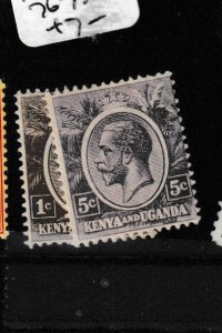 Kenya And Uganda SG 76-7 MOG (10ghi)