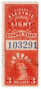 (I.B) Canada Revenue : Electric Light Inspection $3