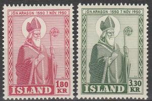 Iceland #269-70 F-VF Unused  CV $7.50 (A15666)