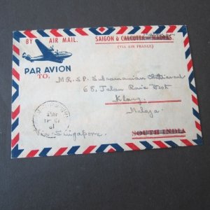 Vietnam 1953 Cover to India OurStock#42665
