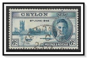 Ceylon #293 Peace Issue Used
