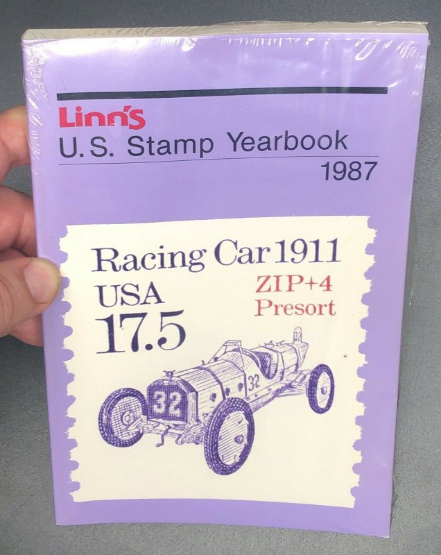 ZAYIX - Linn's U.S. Stamp Yearbook 1987 - New in Shrink Wrap 