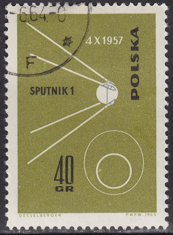 Poland 1179 The Conquest of Space 40GR 1963