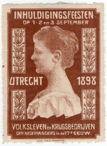 (I.B) Netherlands Cinderella : Folk & Military Exhibition (Utrecht 1898)