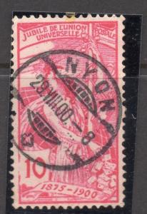 Switzerland Fine Postmark 1900 on 10c. Nyon 062021