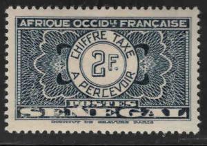 Senegal Scott J30 MH* 1935 postage due