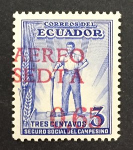 Ecuador 1938 #c64, RA 35 Surcharged, MNH.