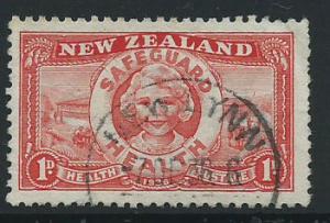 New Zealand SG 598  Used short top perf