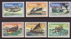 Tokelau 91-96 Transportation MNH VF