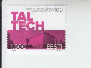 2018 Estonia Tallinn University of Technology (Scott 876) MNH