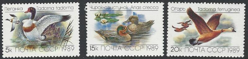 Russia #5783-5785 MNH Ducks Set of 3