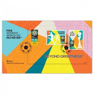 New Zealand FIFA Women's World Cup 2023 Miniature Sheet First Day Cover