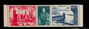 MONACO Sc C20A NH ISSUE OF 1947 - NY EXPO - Sc$13