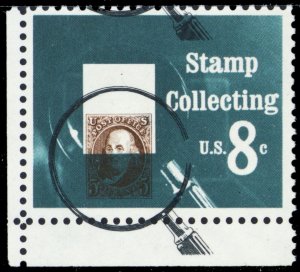 1474, Mint NH 8¢ Dramatic Color Shift Freak Error * Stuart Katz