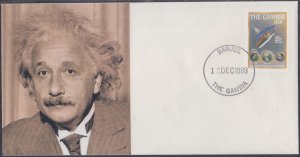 GAMBIA Sc# 804.1 FDC with ALBERT EINSTEIN