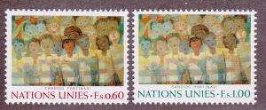 United Nations - Geneva # 41-42, Mint Never Hinged Set