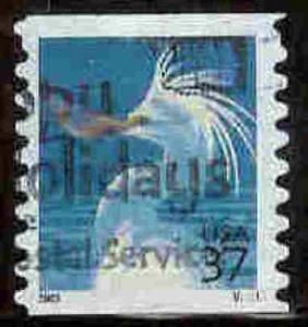 3829 Snowy Egret Used PNC Single plate #V1111  [Inv1]