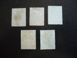 Stamps - Sierra Leone - Scott# 141,143-145,147 - Used Part Set of 5 Stamps