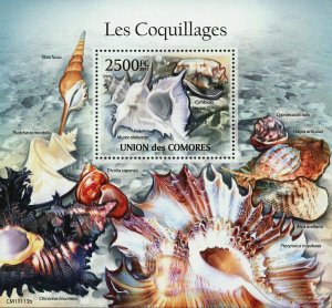 Shells Stamp Murex Alabaster Tibia Fusus Thatcheria Mirabilis S/S MNH #2964