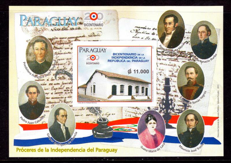 Paraguay 2911 Souvenir Sheet MNH VF