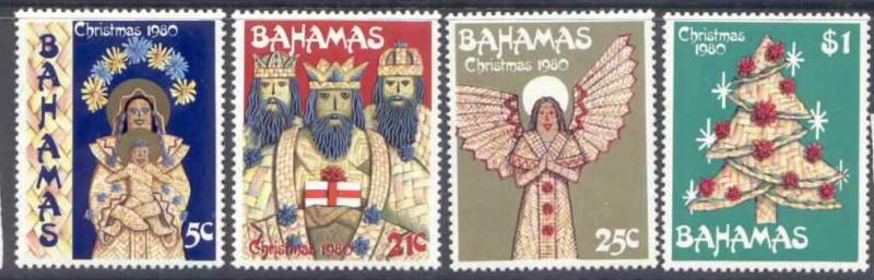 Bahamas 480-3a MNH Christmas tree, Virgin & Child, Three Kings