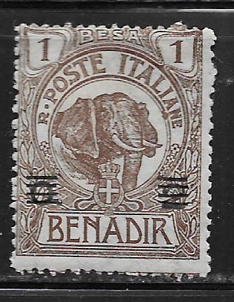 SOMALIA, 136-137, MINT HINGED, ELEPHANT SURCHARGED