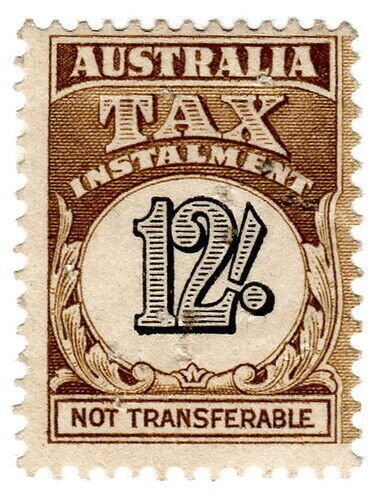 (I.B) Australia Revenue : Tax Instalment 12/-