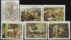 Venezuela 899-901; C927-29 MNH 1966 set; rounded corner on 900 (ak5662)
