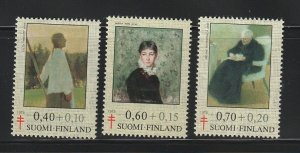 Finland B203-B205 Set MNH Tuberculosis