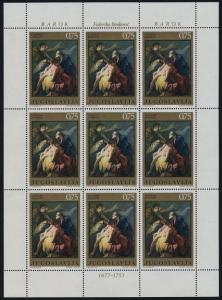 Yugoslavia 1036-41 Sheets MNH Art, Baroque Paintings