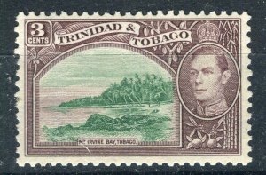 TRINIDAD TOBAGO; 1938 GVI Pictorial issue Mint MNH Unmounted Shade of 3c.